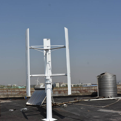 IP54 Generator Sumbu Vertikal Kebisingan Rendah 2kw 3kw Kit Turbin Angin Sumbu Vertikal