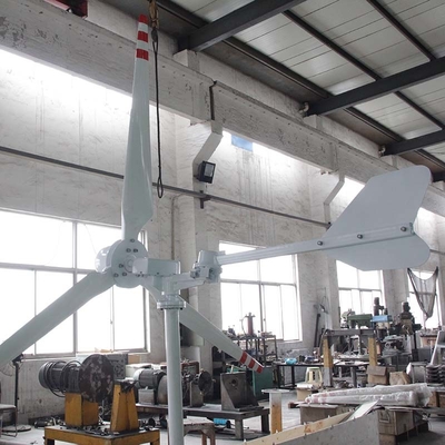 Generator Angin Output Tinggi Putih 220V 70KW Kit Turbin Angin Seluruh Rumah