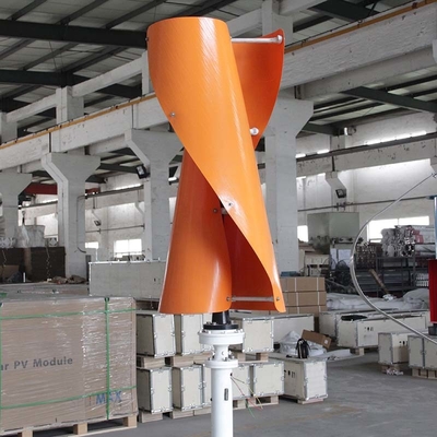 Turbin Angin Spiral IP54 12V 24V 400W Generator Angin Vertikal