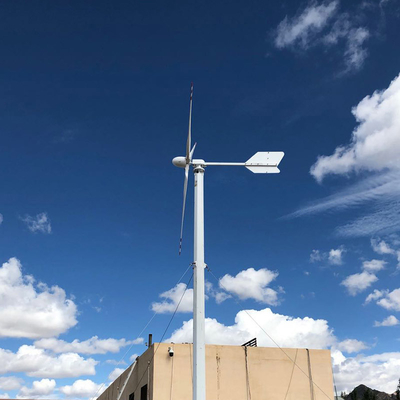 5000W Horizontal Axial Wind Turbine 1KW 48V 220V White Horizontal Wind Generator Untuk Penggunaan Di Rumah