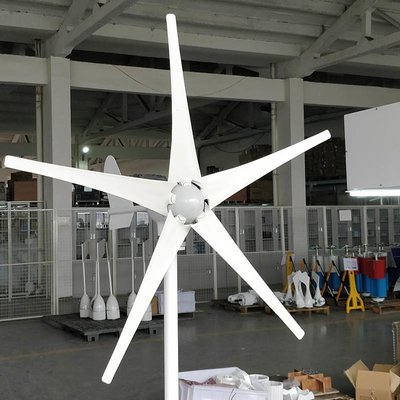3m / s Horisontal Rotor Turbin Angin Mesin Angin Horizontal Nylon Blade