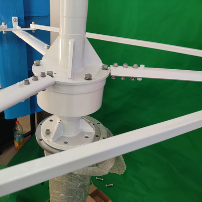 10000W Bilah Turbin Angin Vertikal Kecil, Tiga Aluminium Alloy CE Bersertifikat
