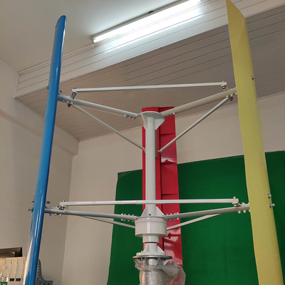 Torsi Awal Rendah H Turbin Angin Vertikal 5KW Turbin Angin Sumbu Vertikal Kecil