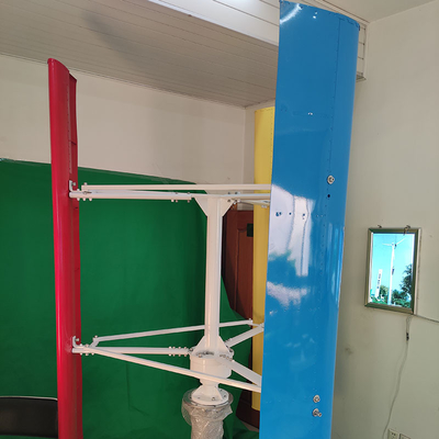 Tenang 10KW H Turbin Angin Vertikal 5000W Aluminium VAWT Blade Desain Untuk Listrik