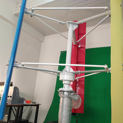 5KW 10kw Turbin Angin Vertikal IP54 Kit Generator Angin Vertikal Dengan Sistem Tenaga Angin