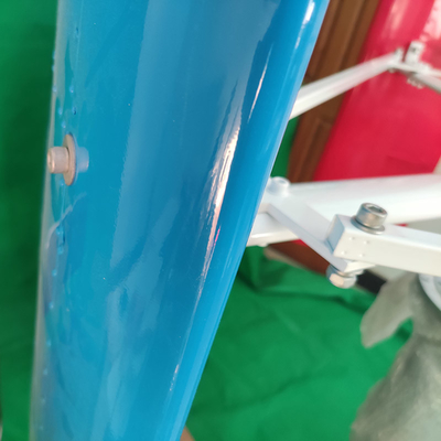 Tenang 10KW H Turbin Angin Vertikal 5000W Aluminium VAWT Blade Desain Untuk Listrik