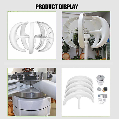 OEM ODM Roof Mounted Turbin Angin Sumbu Vertikal 200W 12V Pabrik Angin Vertikal Untuk Penggunaan Rumah Tangga
