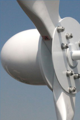 CE Turbin Angin Horisontal 1KW 48Volt Rumah HAWT Turbin Angin Rotor 2.8m