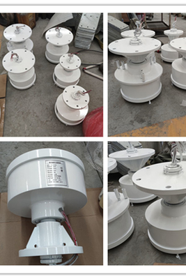 10KW Turbin Sumbu Vertikal Generator Angin Vertikal Kecil 3 Pisau Untuk Listrik Rumah Tangga