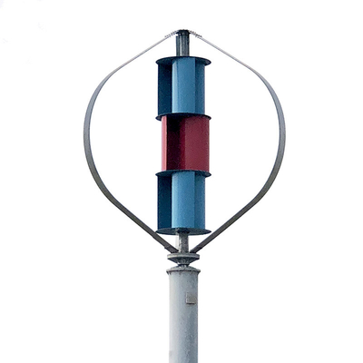 Q Type Off Grid Wind Generator 48V 1KW Aluminium Alloy Blade Rumah Tangga Kebisingan Rendah