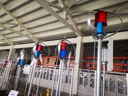 220V Q Turbin Angin 10KW Tiga Fase Generator Magnet Permanen 3 Blade